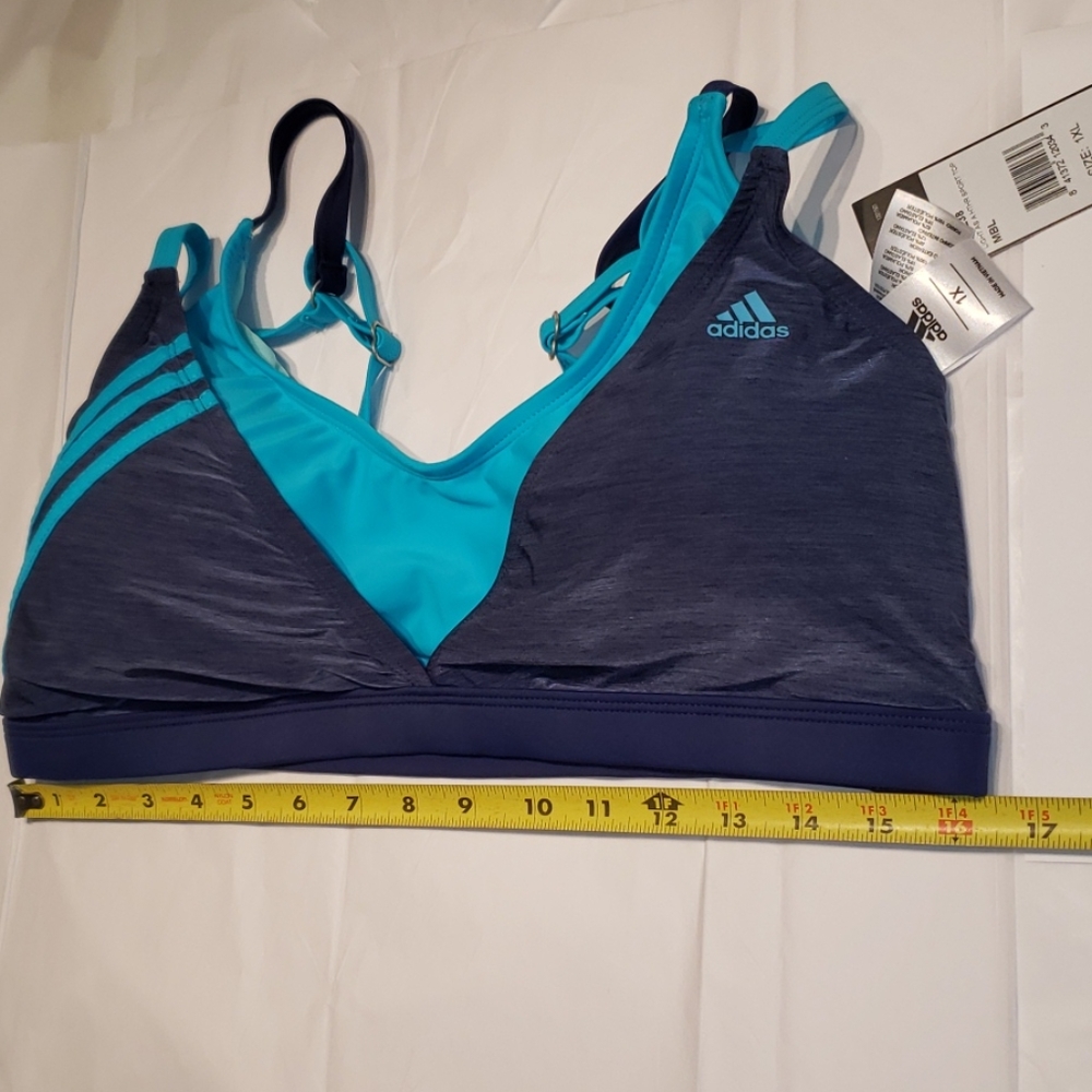 ADIDAS Sport Bikini Tank Top Swimsuit BRA NEW Women's NWT - Picture 7 of 10